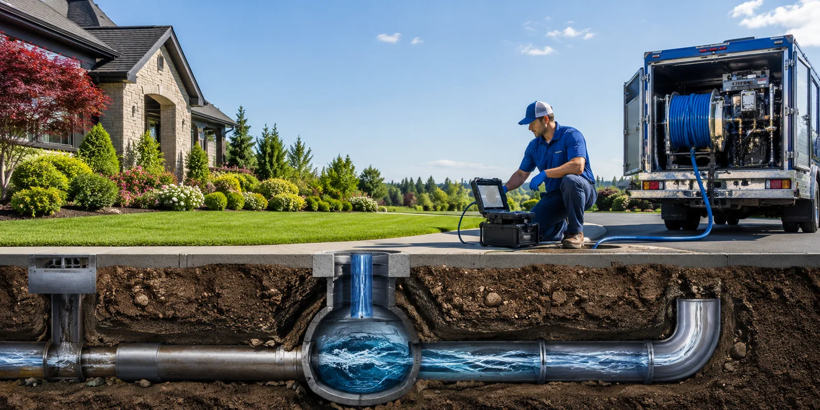 Drainage restoration information for Grantville, KS